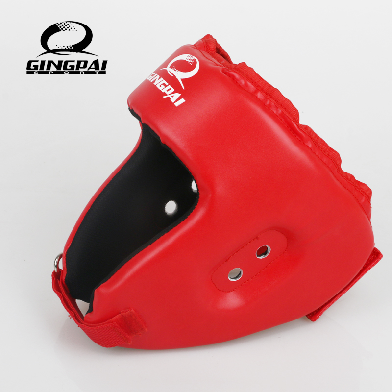 Rood Zwart Mma Helm Volwassen Mannelijke Vrouwelijke Vechten Muay Thai Kick Boxing Training Helm Hoofddeksel Sanda Veiligheid Protector