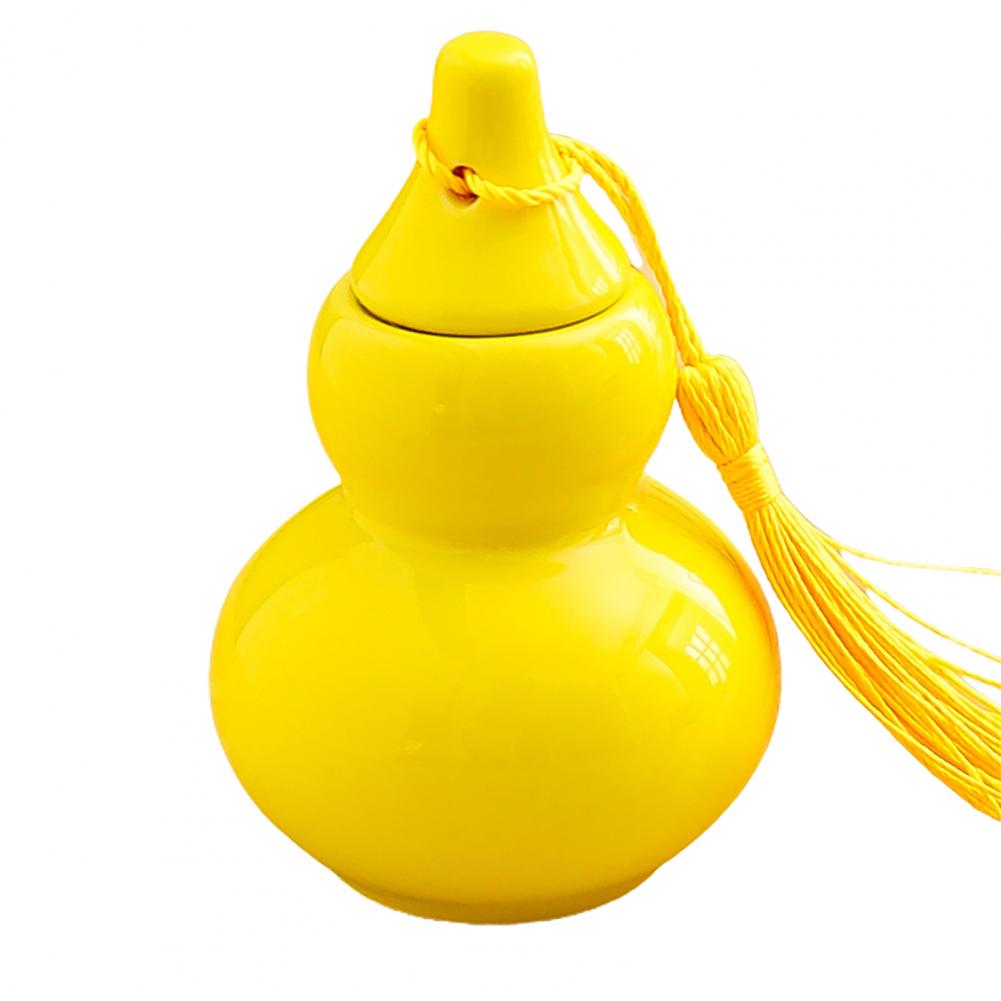 35ml szczelny pojemnik wodoodporny urocza gurda w kształcie przenośne ceramiczne naczynie na herbatę kanister artykuły gospodarstwa domowego: żółty