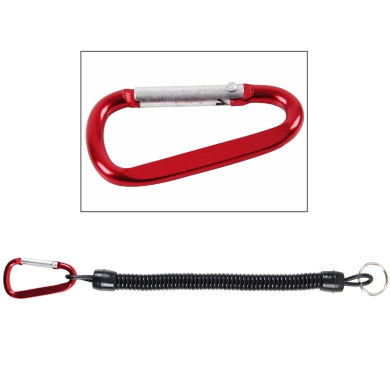 Longe de plongée sous-marine Anti-perte, 2 pièces, spirale à ressort, bobine, corde, outil d'urgence de sécurité