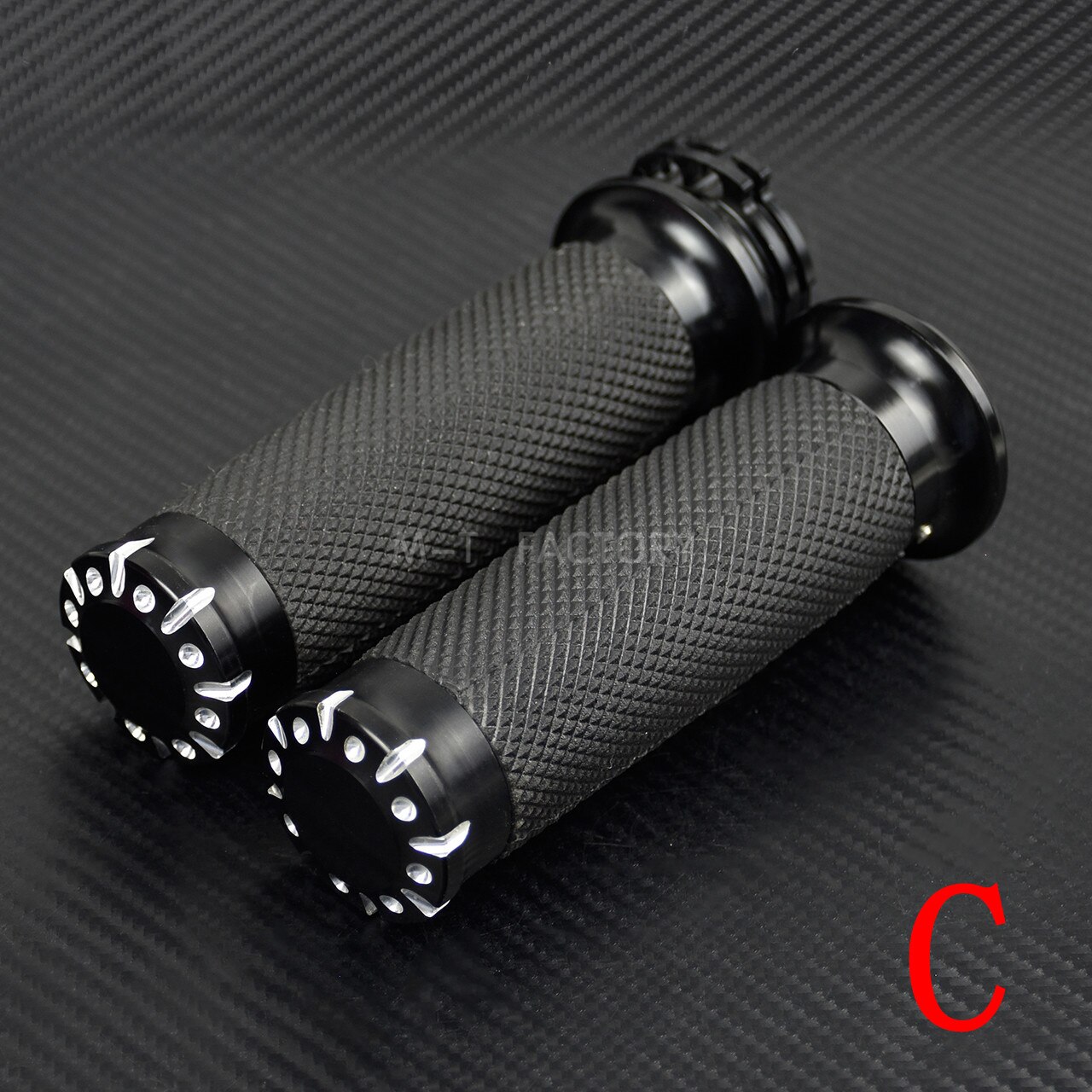 Motorfiets 1''25mm Handvatten Cnc Handle Bar Grips Voor Harley Sportster Touring Dyna Softail Cruiser Bobber Chopper Custom