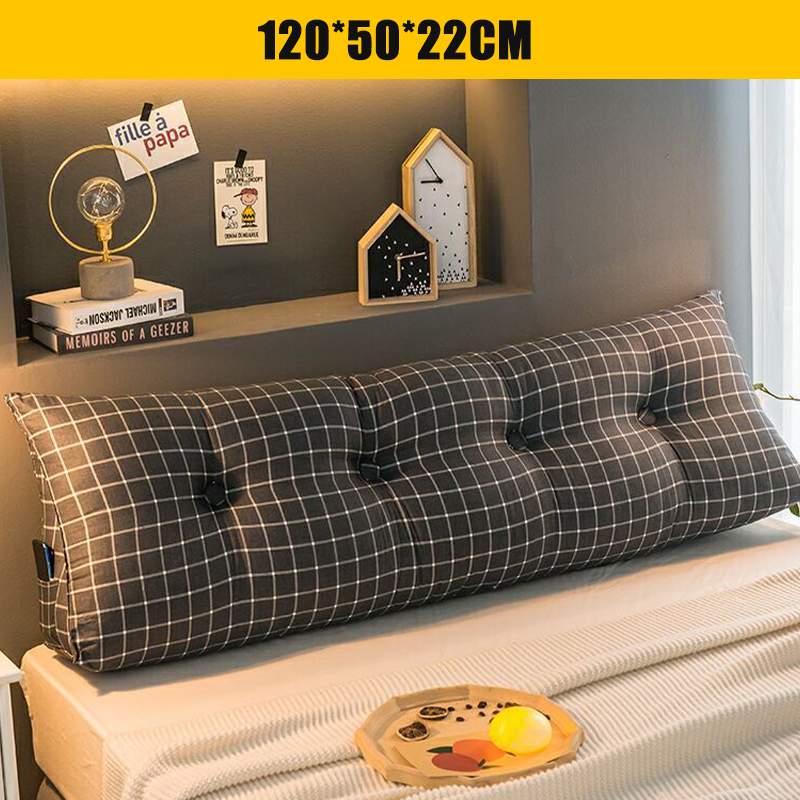 Long Cushion Sofa Pillow Cushion Back Cushion Chair Seat Cushion Office Home Support Waist Back Hip Massage Pad: 2