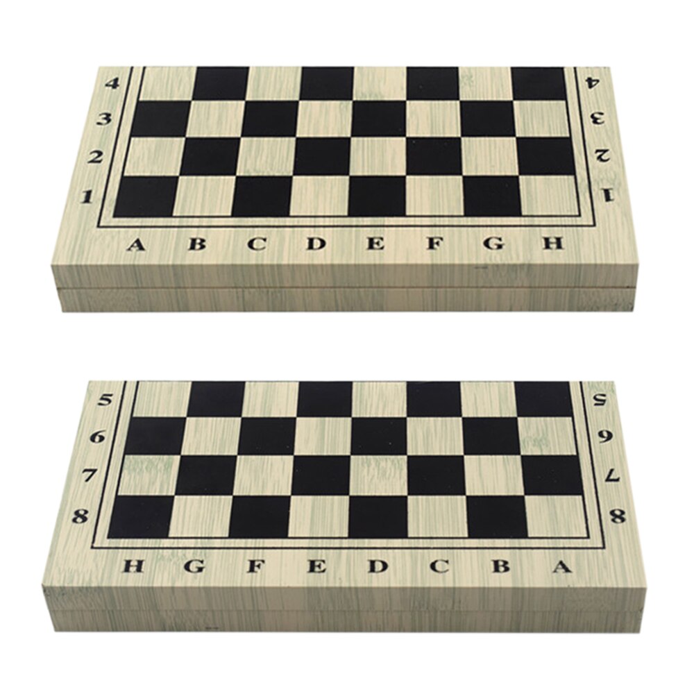 Wooden Chess Game International Chess Set Wooden Chess Pieces with Folding Chessboard for Toy or Chess toys