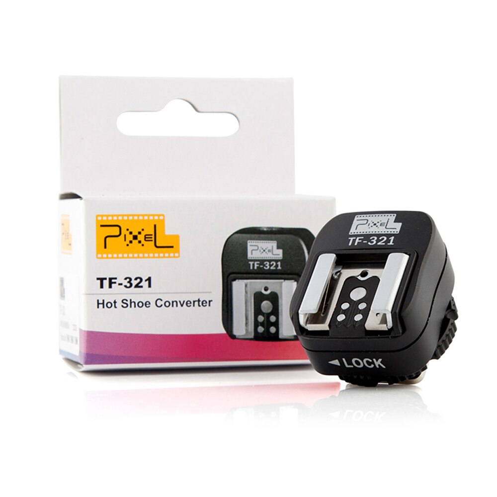 Pixel TF-335-Adaptador de zapata para Flash TF- 334 TF-321 TTL, convertidor para Canon, Sony, cable controlador de cámara Canon/Nikon