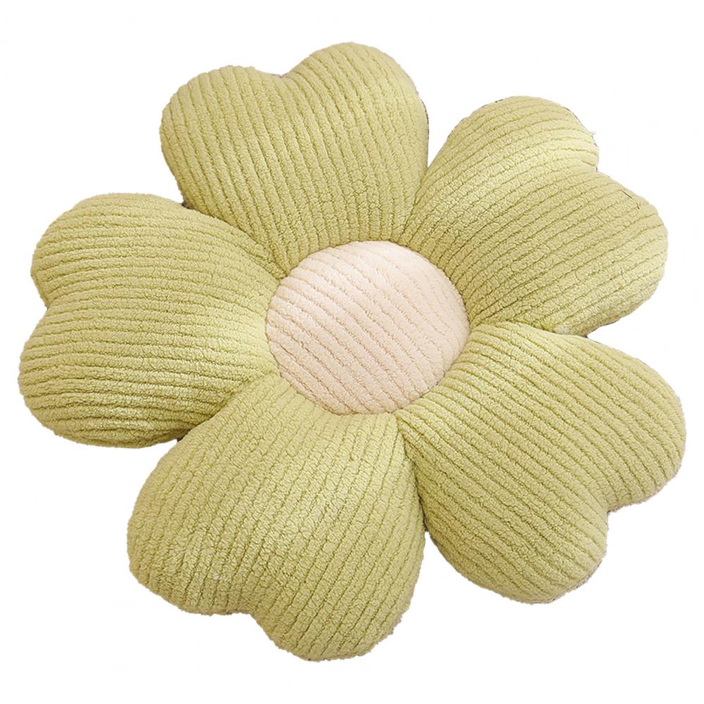 Coussin de fleurs en peluche à 5 pétales, décor de chambre Girly, oreiller tournesol, baie vitrée, réglage de fleurs roses, oreiller de siège de chambre d'enfants: Rouge