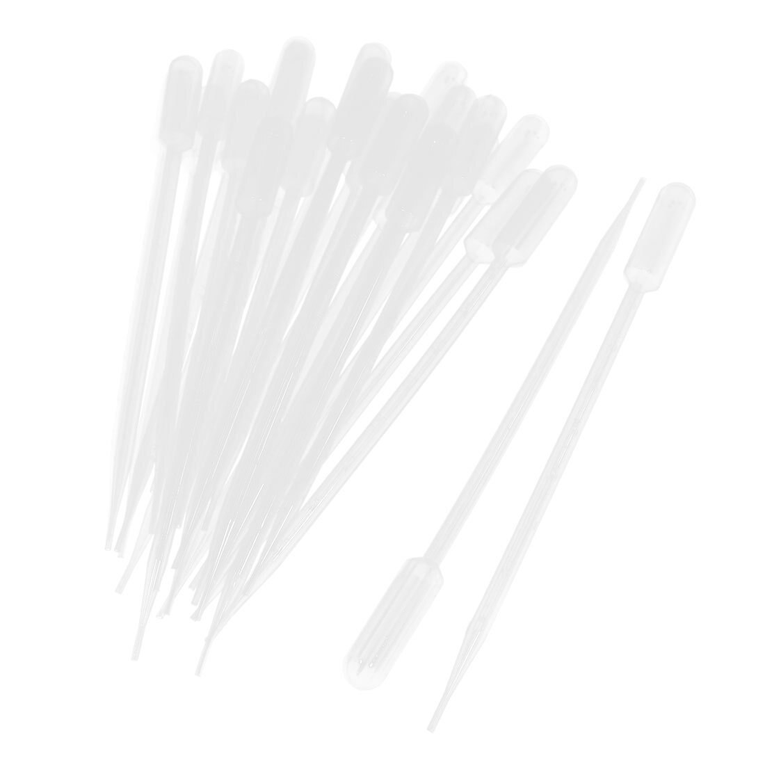 SOSW-50 Pieces 10ml Clear Plastic Transfer Pipet Pasteur Pipettes Droppers