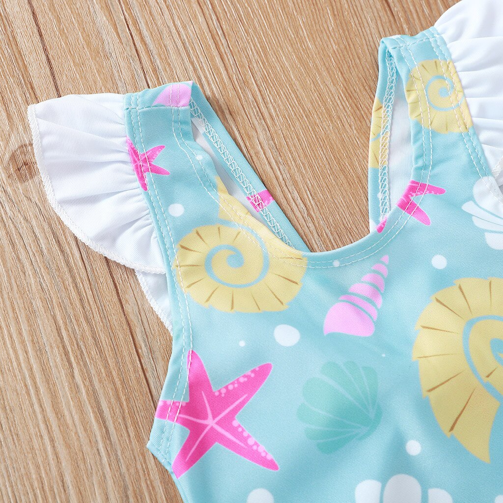 Superpower Girls Costume Swimsuits One Piece Swimwear Toddler