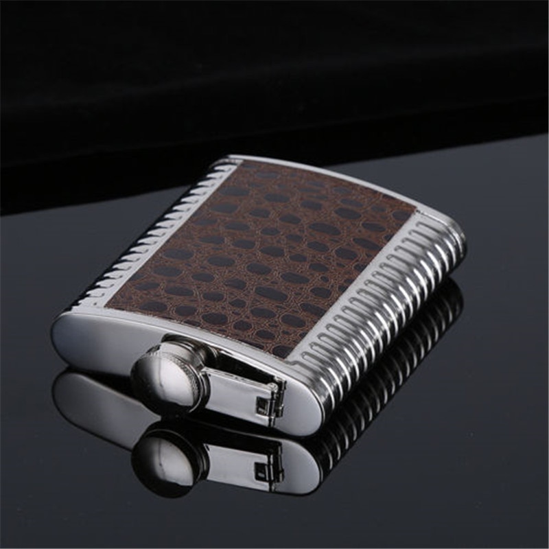 6-9oz Amazing Hip Flasks Plain Glitter Various Colour Whisky Hip Flasks