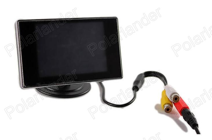 Auto monitor 3.5 inch HD Auto monitor Kleur TFT LCD 2-channel video-ingang reverse prioriteit
