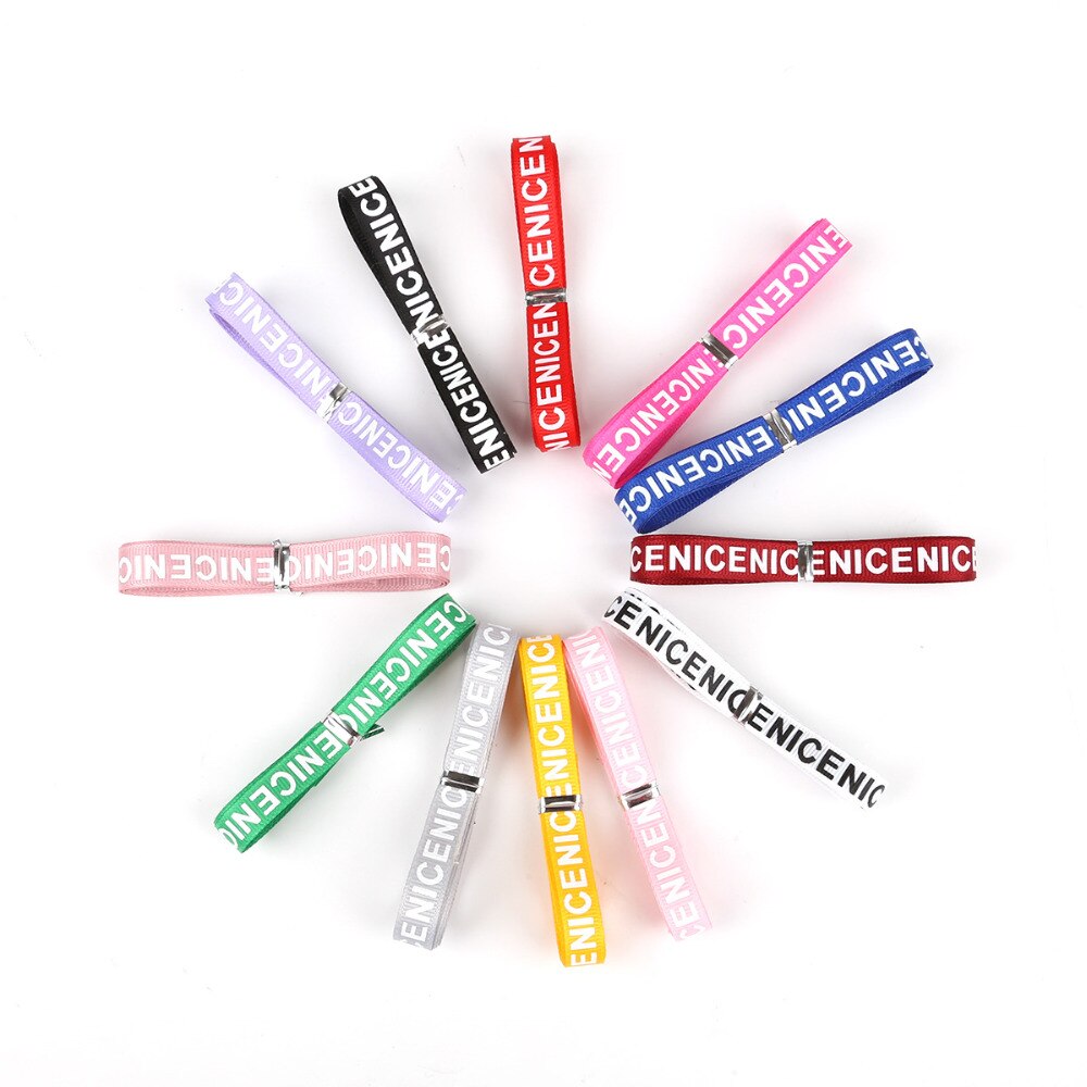 Offre spéciale 10 Yards largeur 10mm "Nice" imprimé ruban gros-grain solide couleur lettres impression ruban pour bricolage emballage artisanat de mariage
