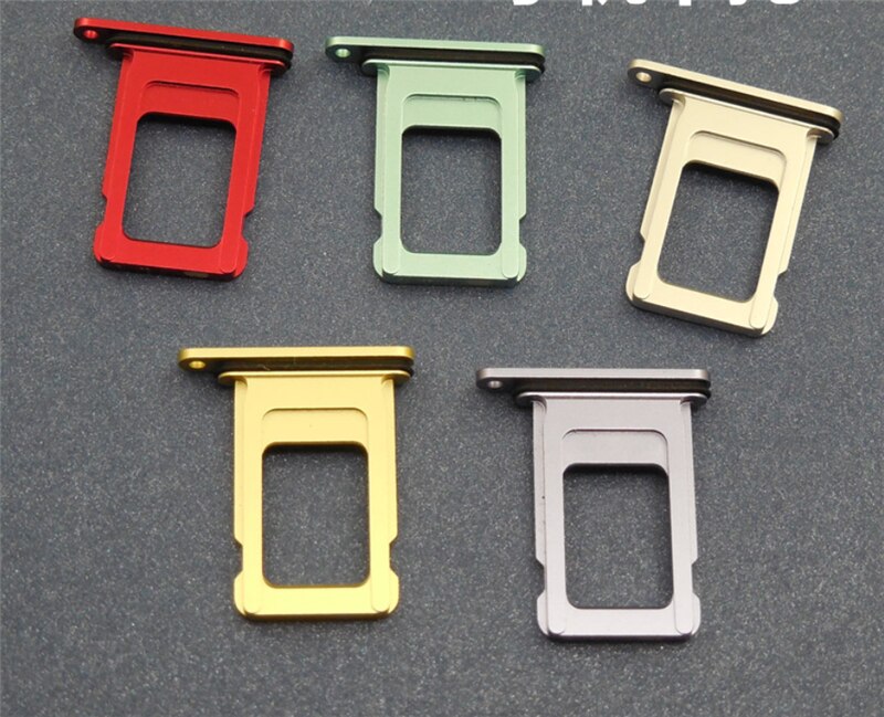 2 sätze/los Neue Dual Sim Kartenleser + Dual Sim Tablett Für iPhone 11 11Profi max farben