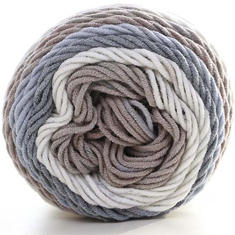Fils de coton en soie naturelle doux | Laine, fil épais, tricot d'amoureux, laine tricot Crochet, tissage fil, bricolage, 2 pièces: 7-2pc
