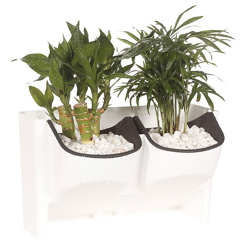 Bloempot Stapelbaar Muur Planter Tuin Bloempotten Muur Opknoping Verticale Vetplanten Planten Pot Bonsai Pot Home Decor