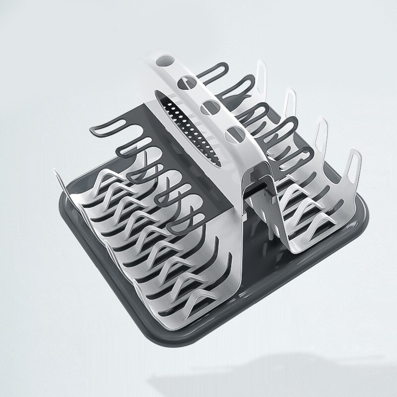 Bestbaby Baby Milk Bottles Drying Rack Portable Cleaning Dryer Storage Holder Multi-Layer Detachable with Drain Tray DryingRack