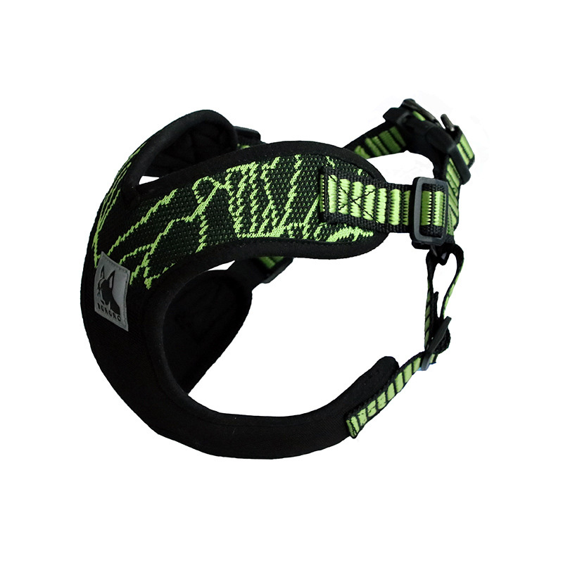 5 Kleur Sport X3 Pet Dog Harness En Leash Set Voor Honden Reflecterende Puppy Hond Vest Harnassen Shih Tzu Franse bulldog Leads Keten: X3-Green-harness / S