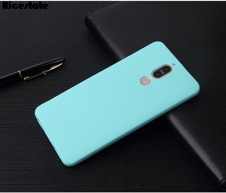 Ricestate Case Voor Meizu Mblu M6t 5.7 Inch Luxe Crystal En Matte Siliconen Soft Cover Voor Meizu M6 T Mblu m6t Telefoon Case: Sky Blue