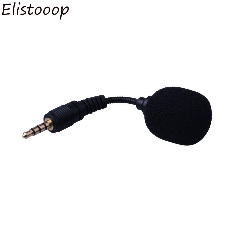 Mini flexibel mikrofon för telefon 3.5mm gränssnitt mobiltelefon stereomikrofon för iphone android