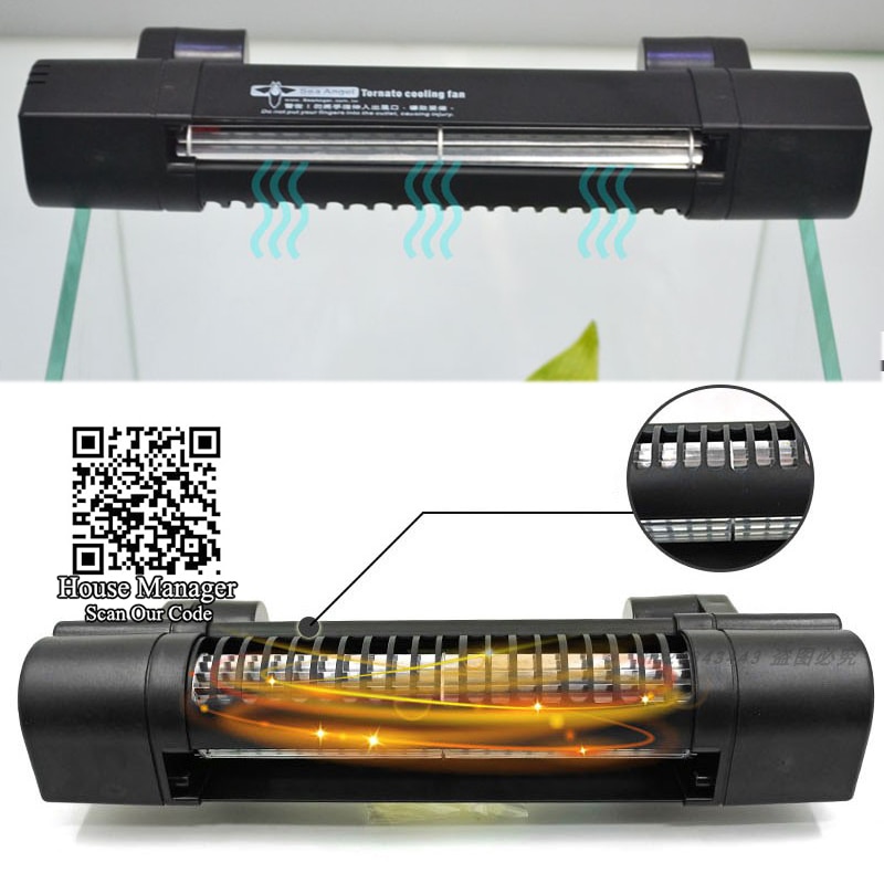 Aquarium Accessories aquarium tank cooling fans Crossflow Fan Aquarium Fish Tank Marine Ponds Cooling Fan Summer Temperature Co
