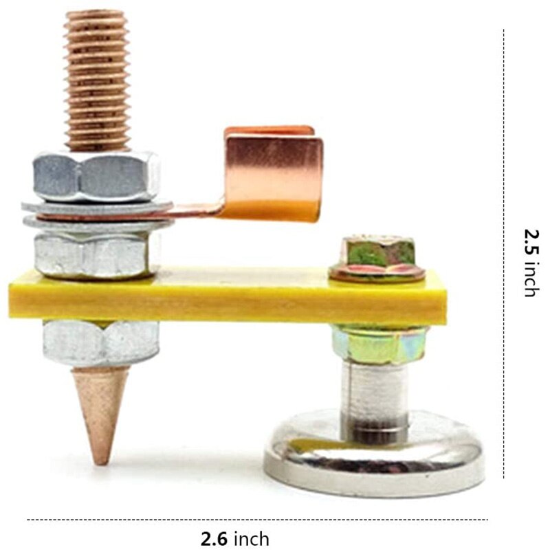 Saldatura Testa in rete, magnetiche Saldatura Terra Morsetto di Rame coda di Saldatura Stabilità, forte netism Grande Aspirazione