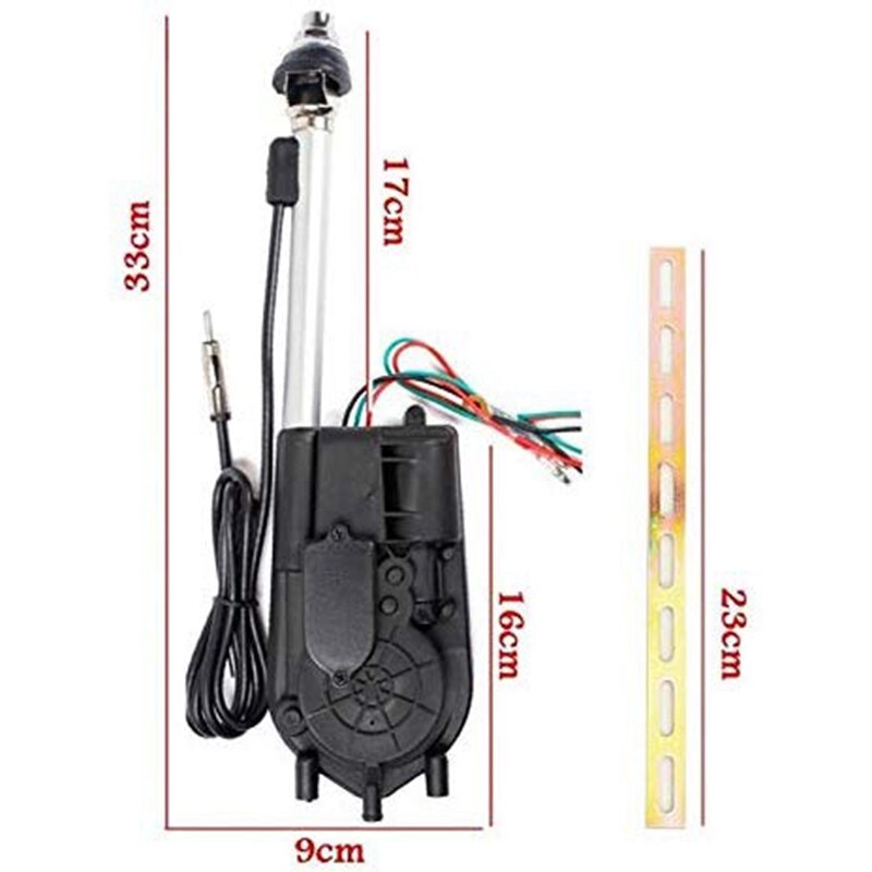 TopCar Antenna Kit DC12V Electric Aerial Radio Automatic Antenna Booster Power Truck Vehicle Antenna
