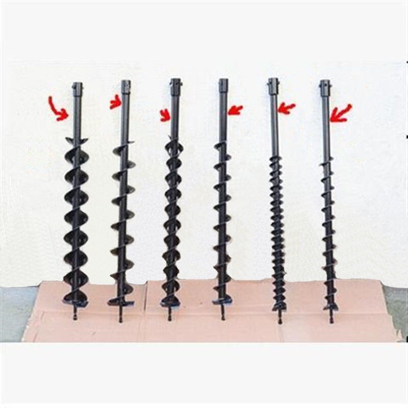 Double leaf auger drill bit tool, auger garden garden bedding, planting hole excavator tool, replacement garden tool