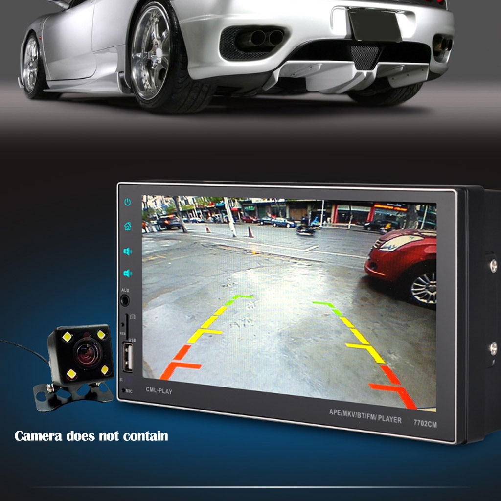 7Inch Auto MP5 Speler Draadloze Voor Bluetooth Touchscreen Stereo Radio Fm/Usb/Tf MP5 Auto Mediaspeler auto Accessoires