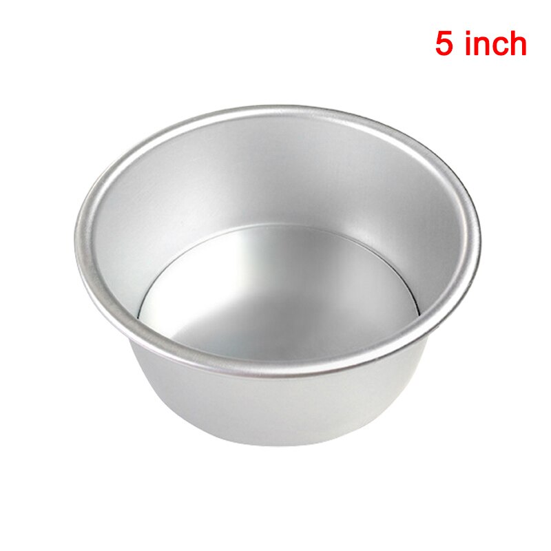5/7/9/11/12 Inch Cake Mold Aluminium Alloy Round DIY Cakes Pastries Mould Baking Tin Pan Kitchen Tool JS22: 5 inch
