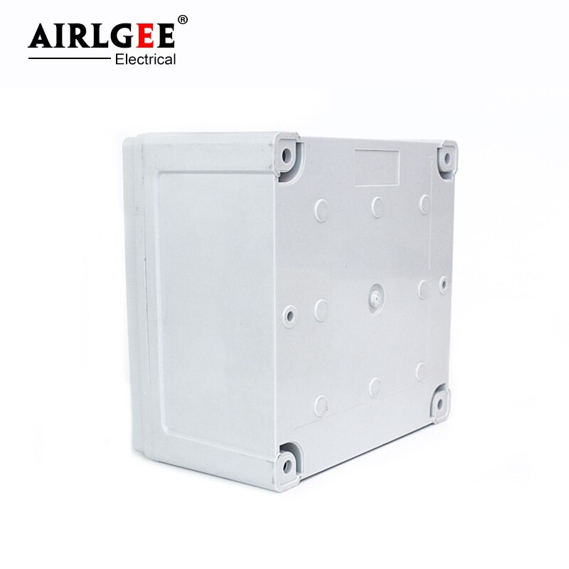 ABS plastic 125 * 125 * 75mm Waterproof junction box IP67 DIY outdoor Electrical Distribution box