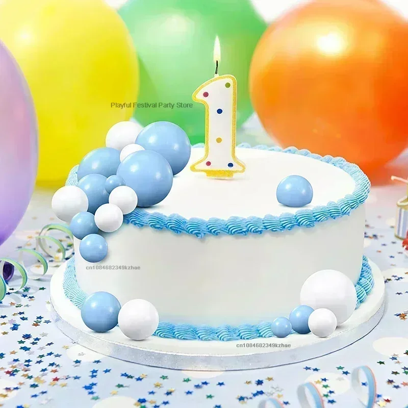 10 unids/pack 2-4cm bola pastel Topper DIY pastel decoración Cupcake insertar tarjeta banderas para Baby Shower suministros de de cumpleaños