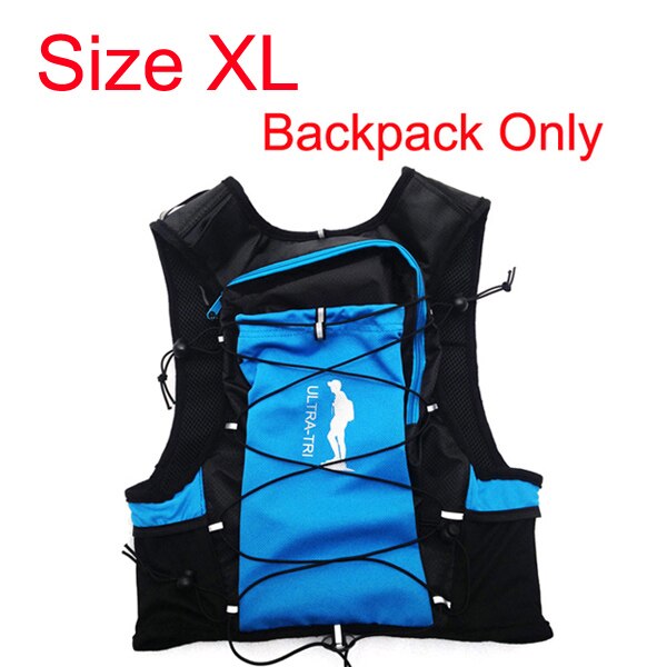 ULTRA-TRI Hydration Trail Running Backpack Vest Pack Lightweight Marathon Hiking Run Mochila Sport Outdoor Bag 12L for Men Women: XL Backpack