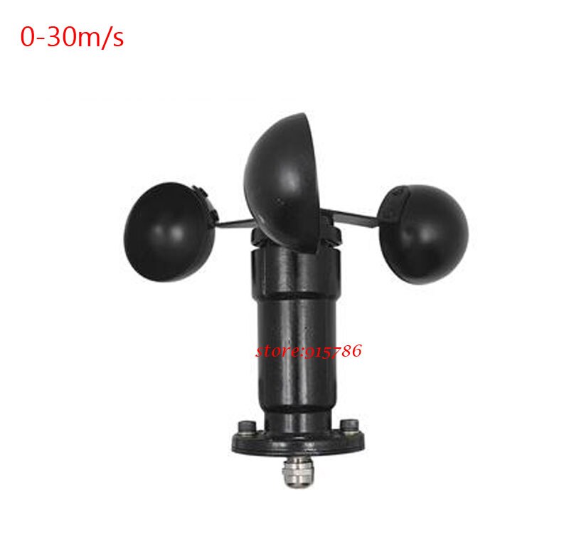 Capteur de vitesse du vent, transmetteur de vitesse à trois tasses, anémomètre, impulsion, RS485 modbus 0-10V 0-5V 4-20MA sortie NPN PNP: 0-10V 70cm cable