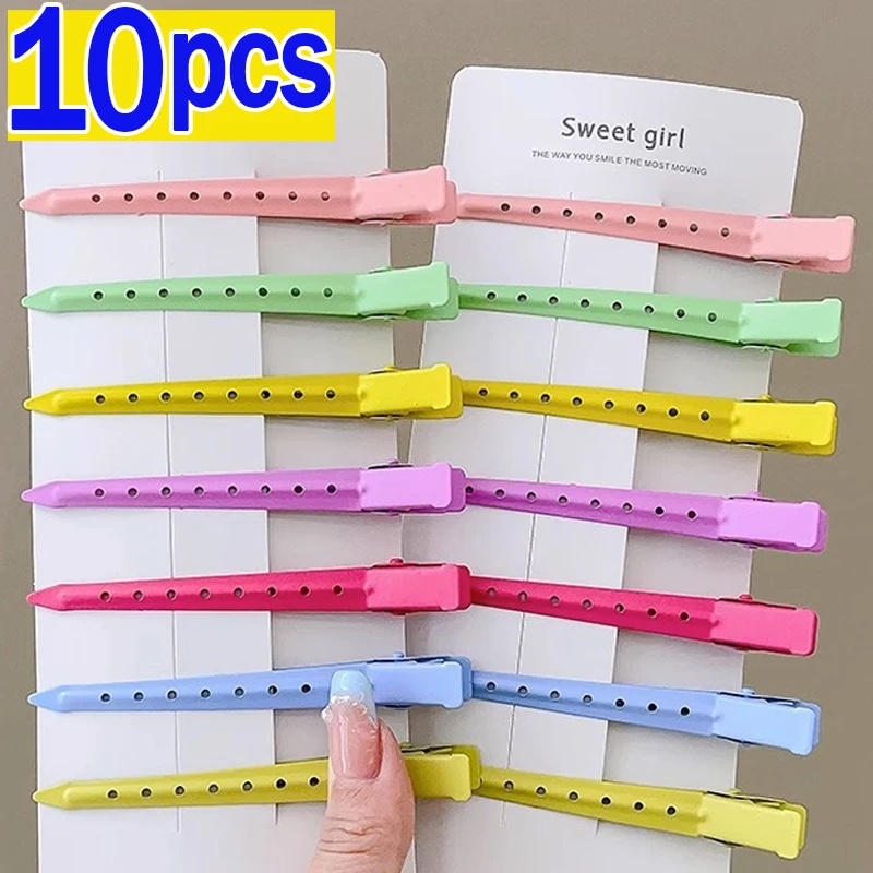 Pinces à cheveux professionnelles en métal pour Salon, 1 à 10 pièces, outils de coiffure, bricolage, épingles à cheveux, Barrettes, accessoires pour couvre-chef