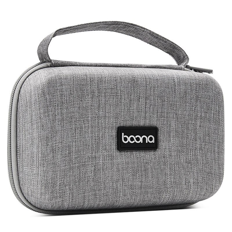 Boona EVA Hard Laptop Accessories Power Supply Case Electronic Gadgets Bag for Apple Travel Bag iPhone Accessories,: F016-Gray