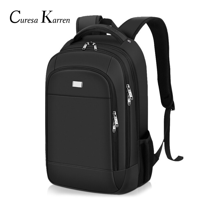 large capacity usb interface business school backpack for man: 6001-three layers-3C