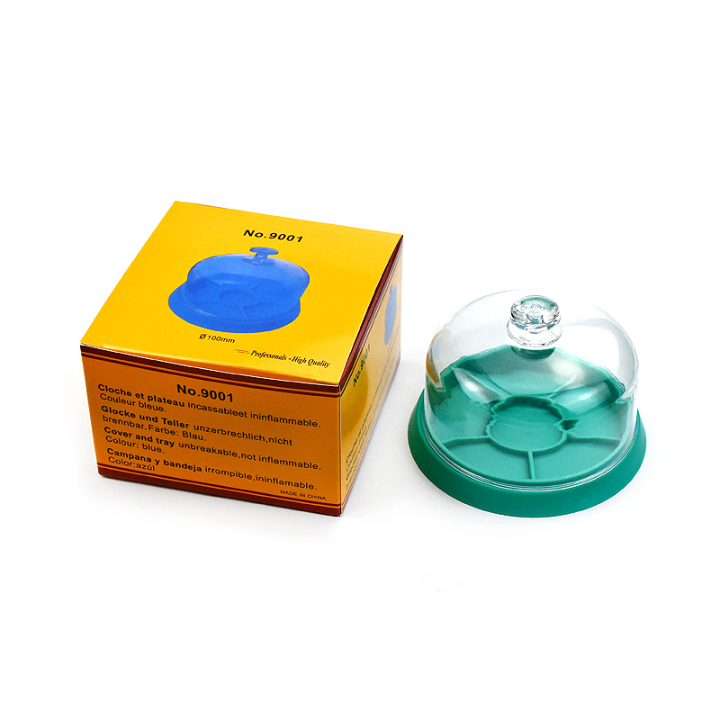 Horloge Deel Beweging Accessoires Opbergdoos Voor Horloge Reparatie Batterij Vervangende Opening Gereedschap Opslag Stofdichte Behuizing Lade: Blauw