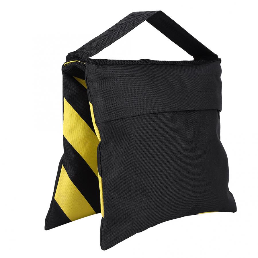 camera photography Yellow&Black Stripes Sand Bag Sandbag Weight Bags for Studio Video Light Stand Tripod camera part Cam