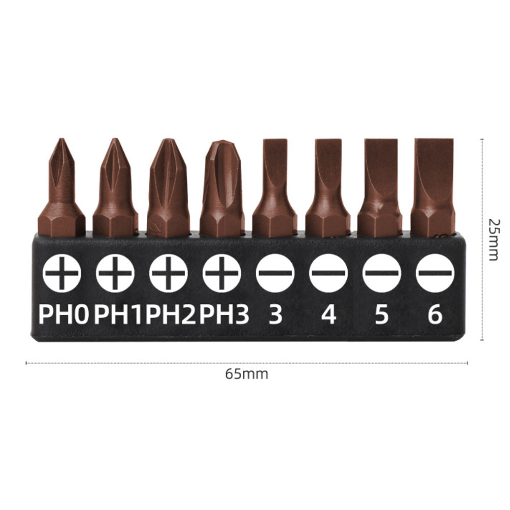 8pcs PH Torx Star Screwdriver Bits 25mm Hex Shank Security Magnetic Driver Bit Holder For Electric Screwdriver Bit Accessories
