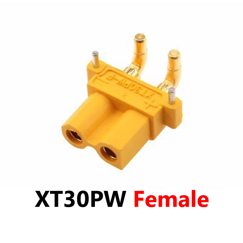 1x MT30 MR30 XT30U XT30PW MT60 MR60 XT60U XT60PW T-Type Male Female Socket Connector Lithium Battery Aircraft Model Banana Plug: Orange