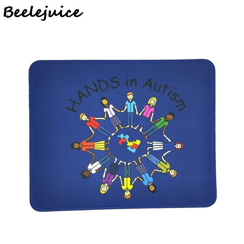 Autism pattern Mouse Pad Desk Pad Laptop Mouse Mat for Office Home PC Computer Keyboard Cute Mouse Pad Non-Slip Rubber Desk Mat