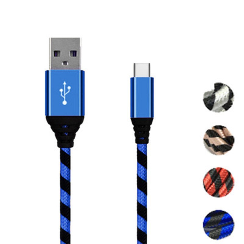 1M 2M carcasa de metal macho USB 3,1 tipo c rápido cargador usb para samsung S8 C9 Pro a8 huawei p20 p9 honor 10 v10 9 8 LG G6 V30