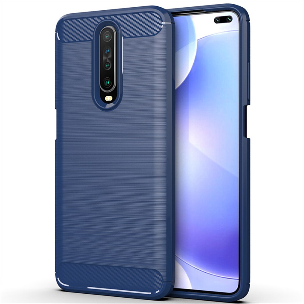 Voor Xiaomi Redmi K30 Case Carbon Fiber Cover Shockproof Phone Case Voor Redmi K 30 K30 Pro Cover Flex Bumper duurzaam Shell