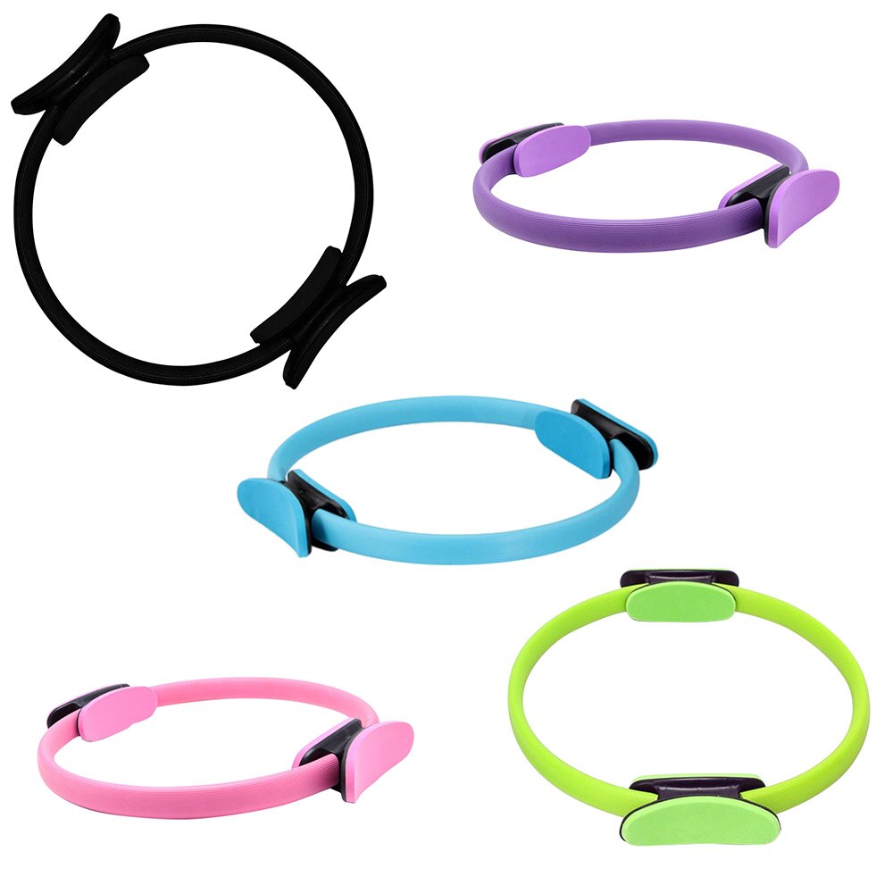 Dual Grip Yoga Pilates Ring Yoga Circle Muscles Bodybuilding Exercise Indoor Pilates Ring Fitness Tool