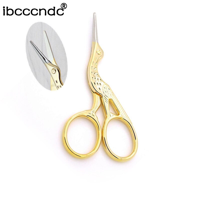 1 pedaço Portátil Tesoura de Aço Inoxidável Mini Tesoura Sobrancelha Eye Brow Cortador Clipper Tesouras para Cabelo Ferramenta de Beleza