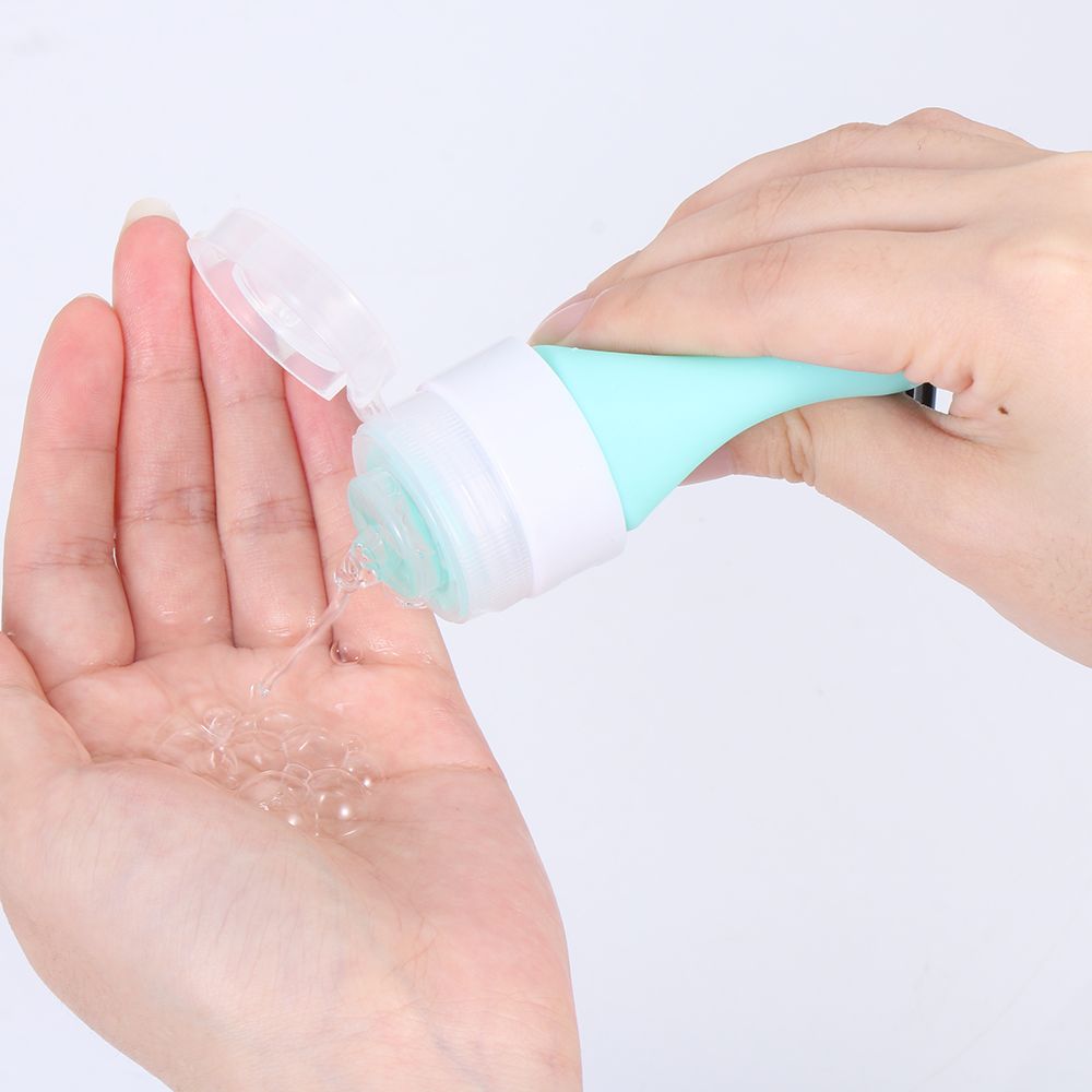 Shower Gel Shampoo Portable Hand Washing Hook Silicone Bottle Sub-bottling Tube Empty Bottles Squeeze Container
