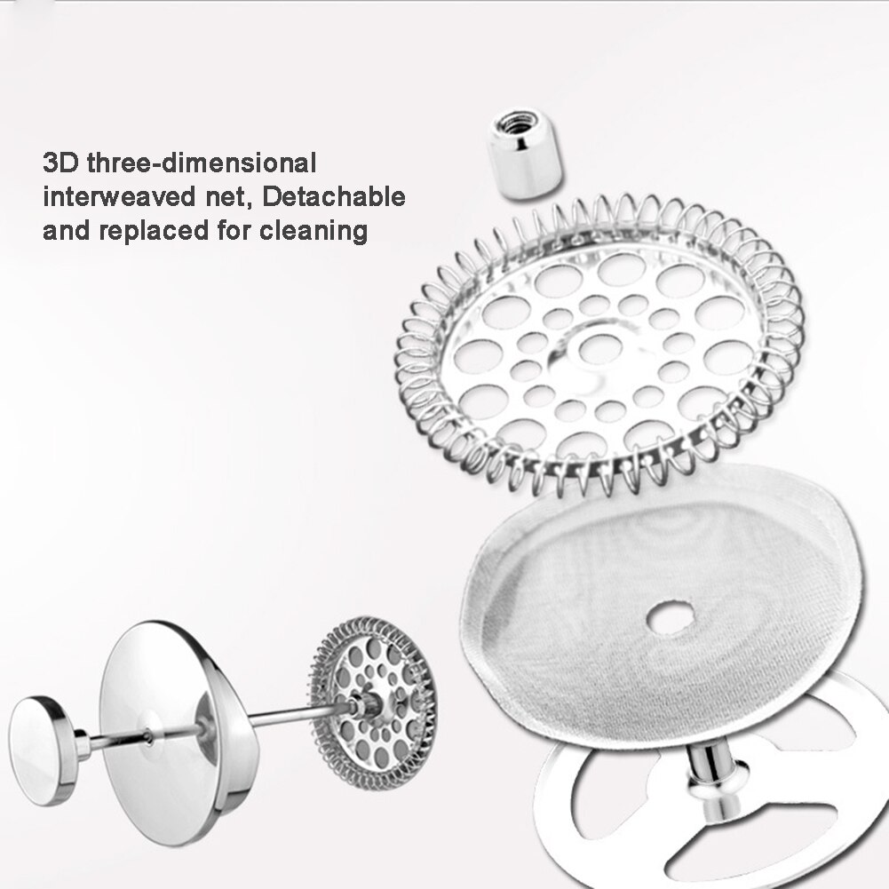 Stainless Steel Reusable Detachable Mesh Filter Home Office Coffee Maker Sheet