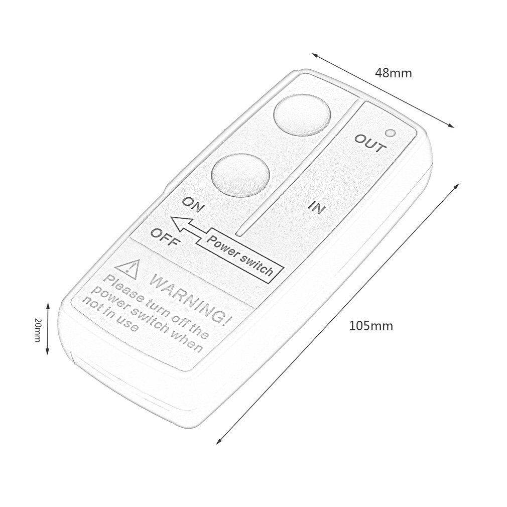 12V Car Wireless Winch Electric Remote Control With Manual Transmitter Set Truck ATV SUV Truck Vehicle Trailer Kit