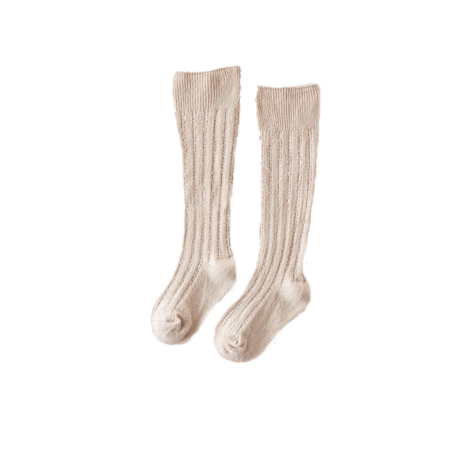 Baby Pasgeboren Meisjes Solid Ademende Sokken Soft Antislip Zomer Baby Peuter Been Warmer Sokken Baby Kleding Accessoires 0-24M: Beige / 24M