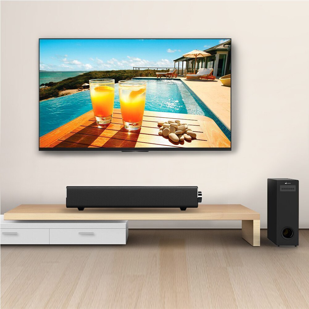 Geluid Bar Bluetooth Speaker Soundbar Tv Speakers Draagbare 20W Bedrade Draadloze Surround Sound