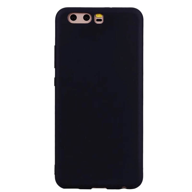 For Huawei P10 Case Huawei P10 Case 5.1" Soft Tpu Back Cover Phone Case For Funda Huawei P10 P 10 VTR-L09 VTR-L29 Case Silicone: Black