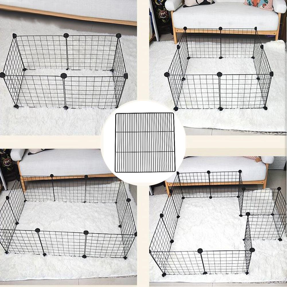 DIY Combination Wire Mesh Pet Cage Dog Cat Rabbit Cage Multi Function Fence Iron Cage Guinea Pig Metal Hamster Cages Pet Fence #