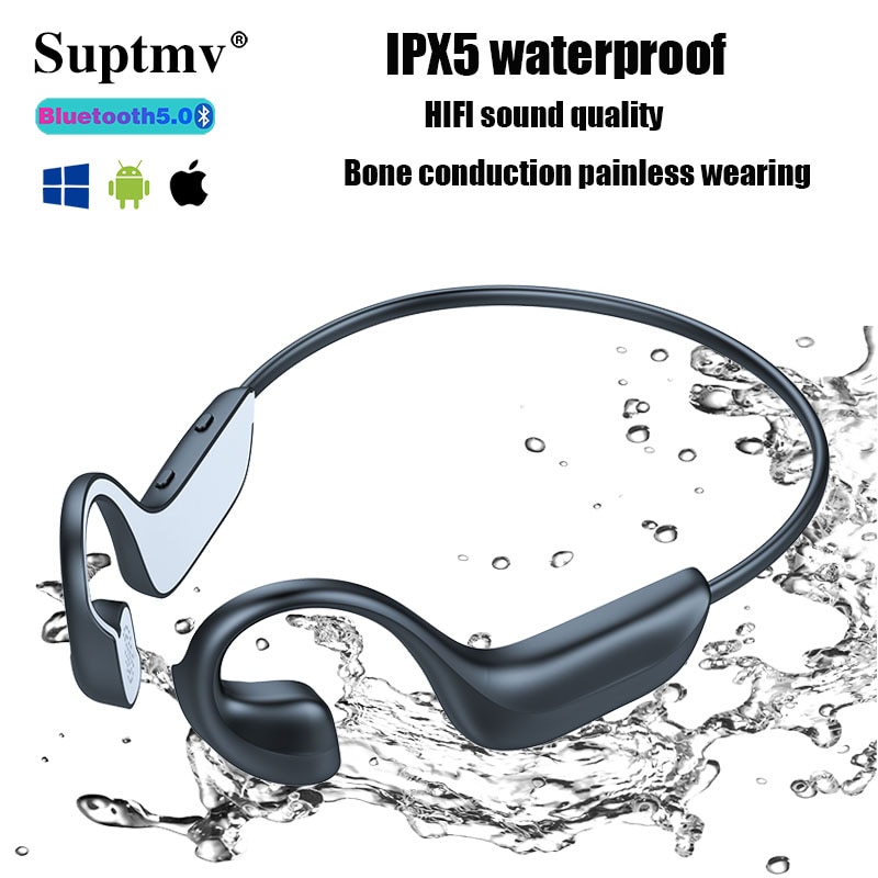 G100 Wireless Bluetooth Headphones Surround Sound Bone Conduction Earphones Waterproof Sport Noise Reduction Earbuds Earphone